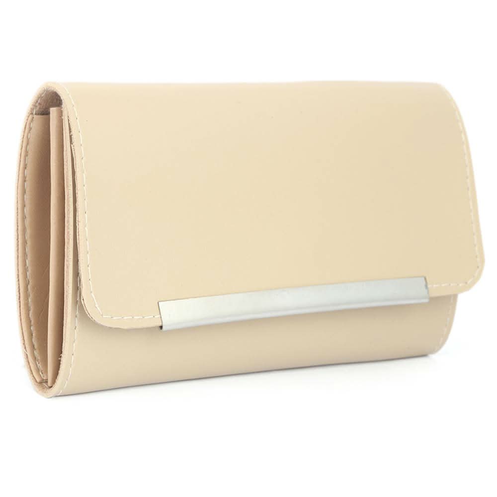 Women's Leather Wallet (ZZ-8) - Beige, Women, Wallets, Chase Value, Chase Value