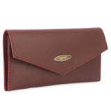 Women's Leather Wallet (ZZ-9) - Maroon, Women, Wallets, Chase Value, Chase Value