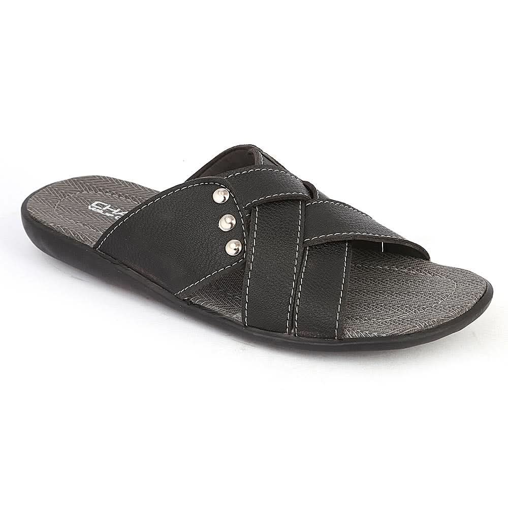 Men's Casual Slippers (A-103) - Black, Men, Slippers, Chase Value, Chase Value