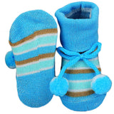 Newborn Booties - Light Blue, Kids, NB Shoes And Socks, Chase Value, Chase Value