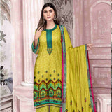 Sahir Classic Printed Lawn 3 Pcs Unstitched Suit - 1-A, Women, 3Pcs Shalwar Suit, Chase Value, Chase Value