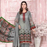 Sahir Classic Printed Lawn 3 Pcs Unstitched Suit - 1-C, Women, 3Pcs Shalwar Suit, Chase Value, Chase Value