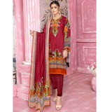 Sahir Classic Printed Lawn 3 Pcs Unstitched Suit - 2-C, Women, 3Pcs Shalwar Suit, Chase Value, Chase Value
