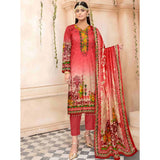 Sahir Classic Printed Lawn 3 Pcs Unstitched Suit - 5-A, Women, 3Pcs Shalwar Suit, Chase Value, Chase Value