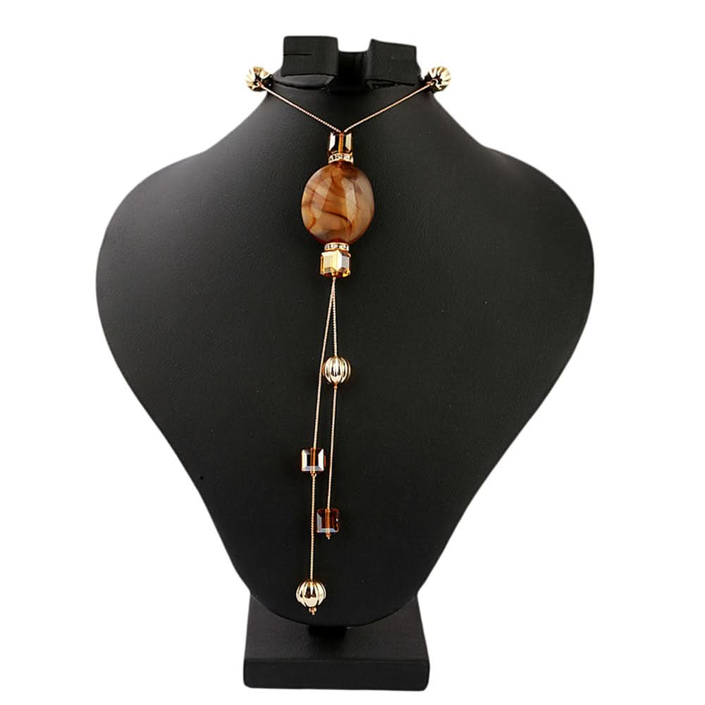 Women's Beads Long Mala - Brown, Women, Chains & Lockets, Chase Value, Chase Value