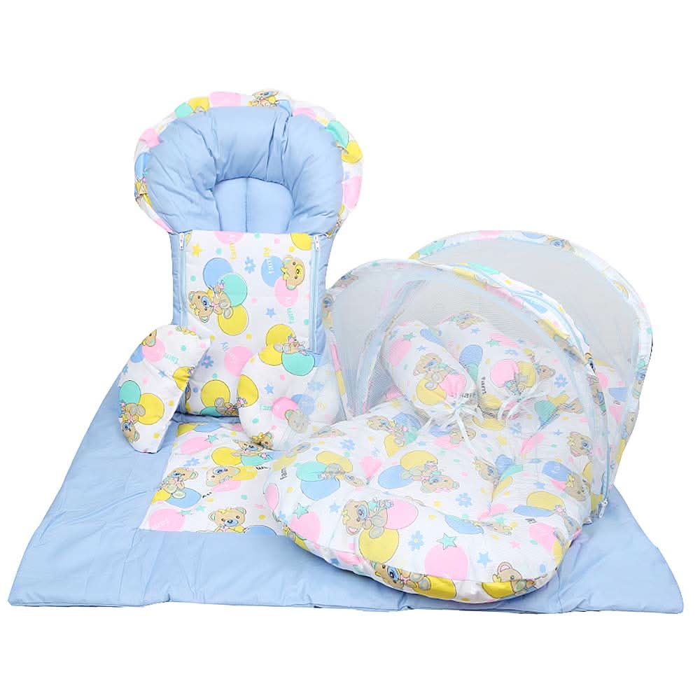 Newborn Sleeping Bag 7 Pcs Set - Blue, Kids, Sleeping Bags, Chase Value, Chase Value