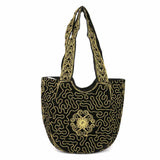 Women's Embroidered Shoulder Handbag - Yellow, Women's Handbags, Chase Value, Chase Value