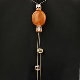 Women's Beads Long Mala - Mustard, Women, Chains & Lockets, Chase Value, Chase Value