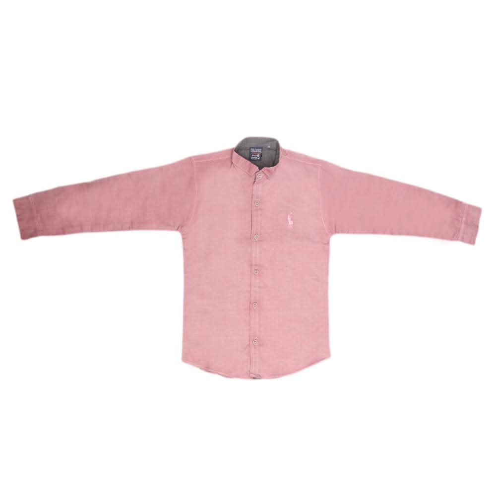 Newborn Full Sleeves Casual Shirt - Pink, Kids, NB Boys Shirts And T-Shirts, Chase Value, Chase Value