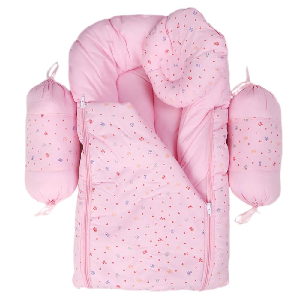Newborn Sleeping Bag 4 Pcs Set - Pink, Kids, Sleeping Bags, Chase Value, Chase Value