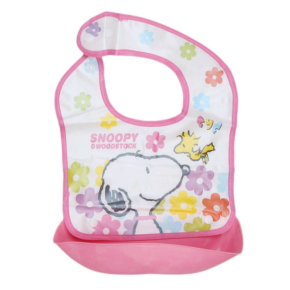 Adjustable Waterproof Bib with Tray - Pink - test-store-for-chase-value