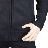 Men's Full Sleeves Hooded Zipper Upper - Steel Blue, Men, Jackets and Hoodies, Chase Value, Chase Value
