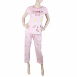 Women's 2 Piece Night Suit - Pink, Women, Night Suit, Chase Value, Chase Value