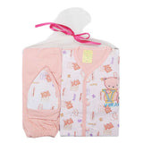 Newborn Gift Set Suits (3 Pcs) - Peach, Kids, NB Girls Sets And Suits, Chase Value, Chase Value