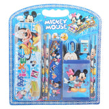 Mickey Mouse Stationery Set 6 Pcs - Blue, Kids, Pencil Boxes And Stationery Sets, Chase Value, Chase Value