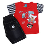 Newborn Boys Suit 2Pcs - Red, Kids, NB Boys Sets And Suits, Chase Value, Chase Value