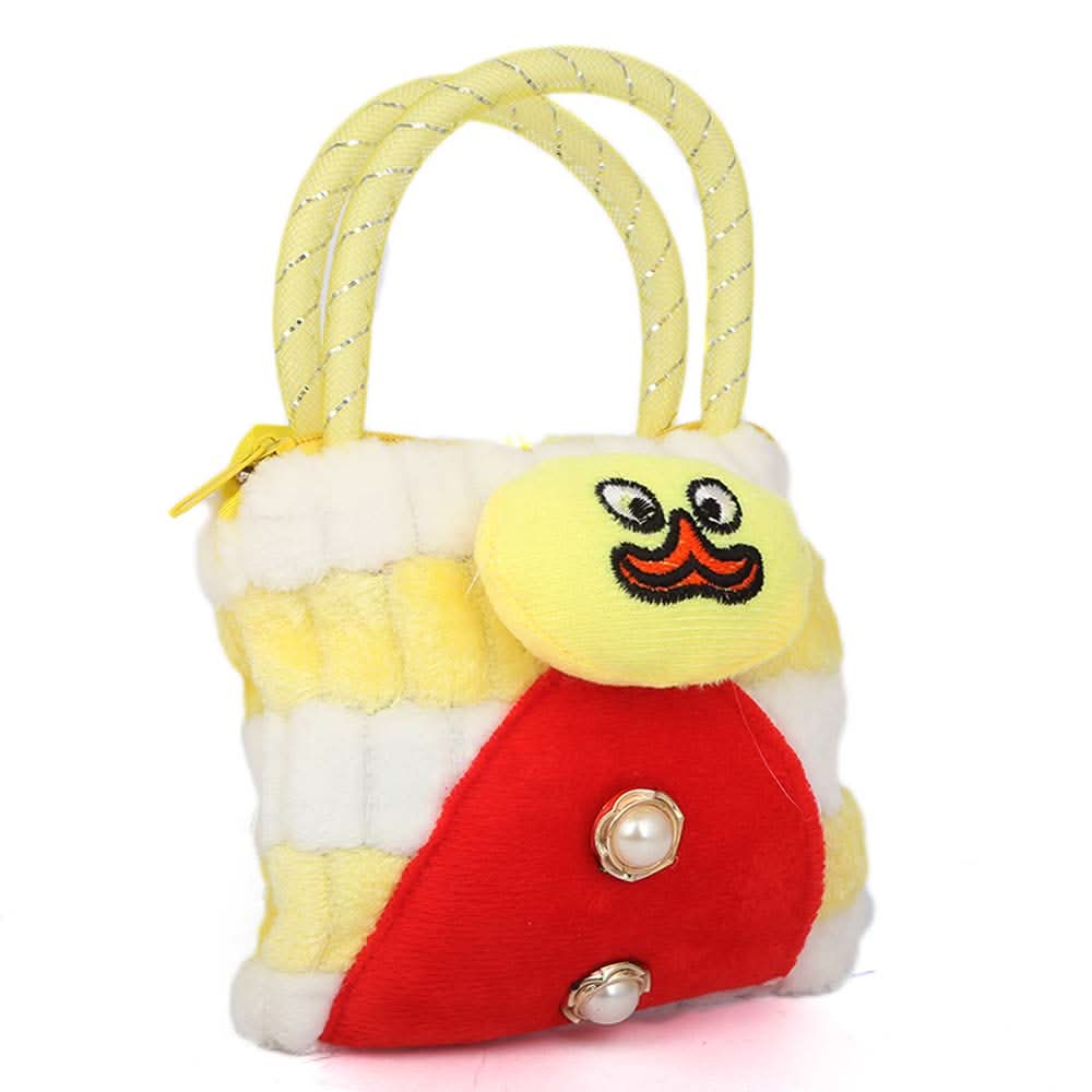 Girls Stuffed Bags 851 (851) - Yellow, Kids Clothes, Chase Value, Chase Value