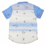 Boys Half Sleeves Printed Shirt - Blue, Kids, Boys Shirts, Chase Value, Chase Value