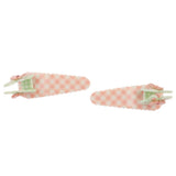 Girls Hair Pin 2 Pcs - Peach, Kids, Hair Accessories, Chase Value, Chase Value