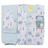 Newborn Gift Set Suits (3 Pcs) - Blue, Kids, NB Boys Sets And Suits, Chase Value, Chase Value