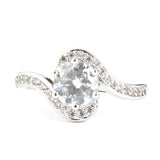 Women's Fancy Stone Ring - Silver - test-store-for-chase-value