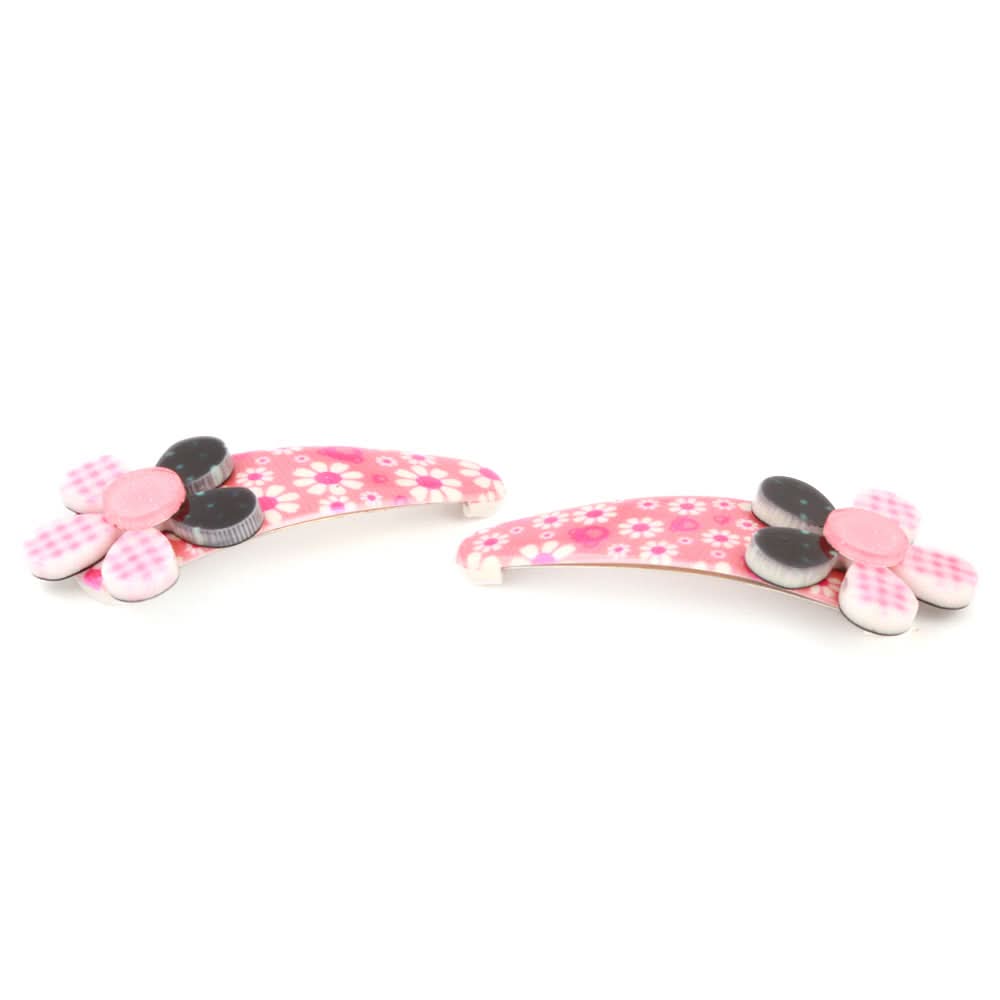 Girls Hair Pin 2 Pcs- Dark Pink, Kids, Hair Accessories, Chase Value, Chase Value