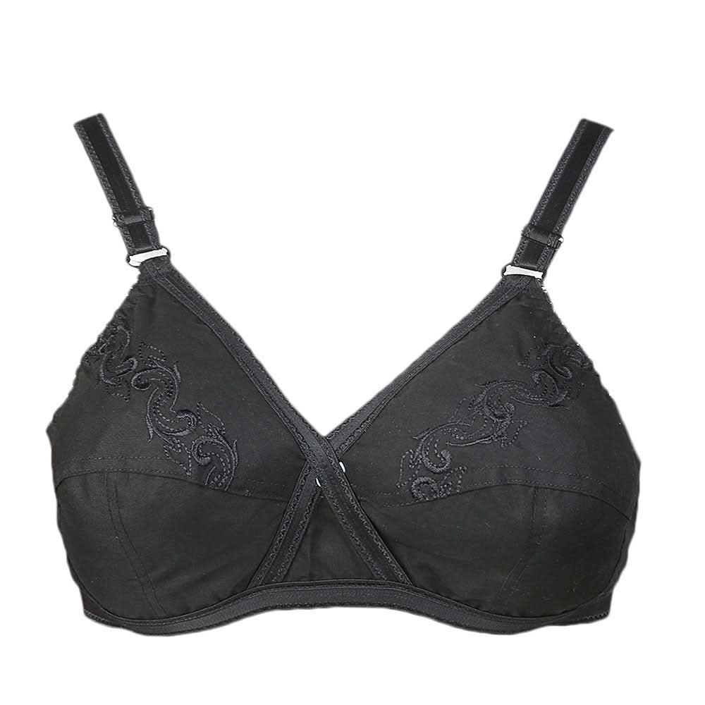 Women's Cotton Bra - Black, Women, Bras, Chase Value, Chase Value