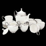 Royal Tea Set 17 Pcs - Silver, Home & Lifestyle, Serving And Dining, Chase Value, Chase Value