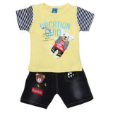 Newborn Boys Suit 2Pcs -Yellow, Kids, NB Boys Sets And Suits, Chase Value, Chase Value