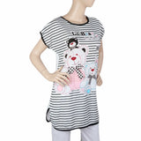 Women's Night T Shirt - Black, Women, Night Suit, Chase Value, Chase Value