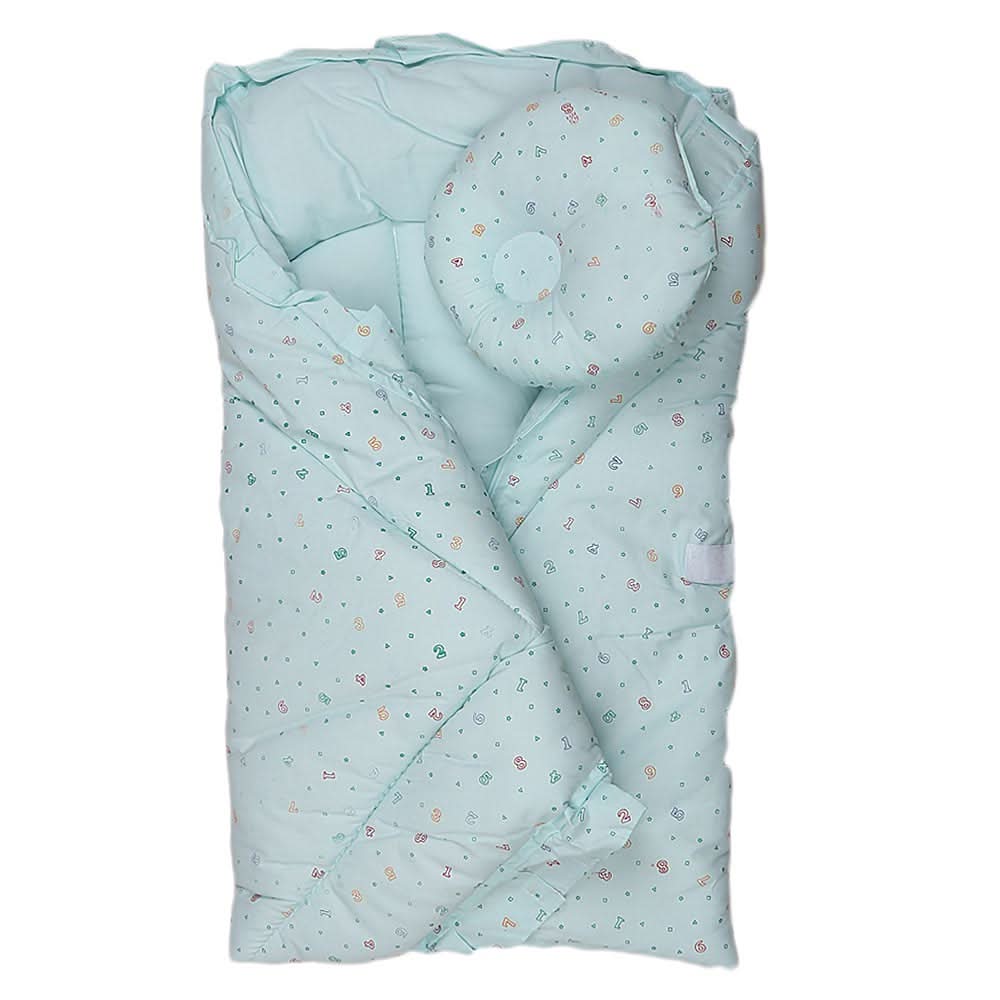 Newborn Sleeping Bag With Pillow - Cyan, Kids, Sleeping Bags, Chase Value, Chase Value