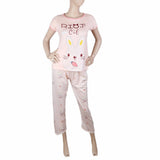 Women's 2 Piece Night Suit - Peach, Women, Night Suit, Chase Value, Chase Value