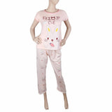 Women's 2 Piece Night Suit - Peach, Women, Night Suit, Chase Value, Chase Value