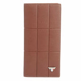Men's Cheque Book Wallet - Dark Brown, Men, Wallets, Chase Value, Chase Value