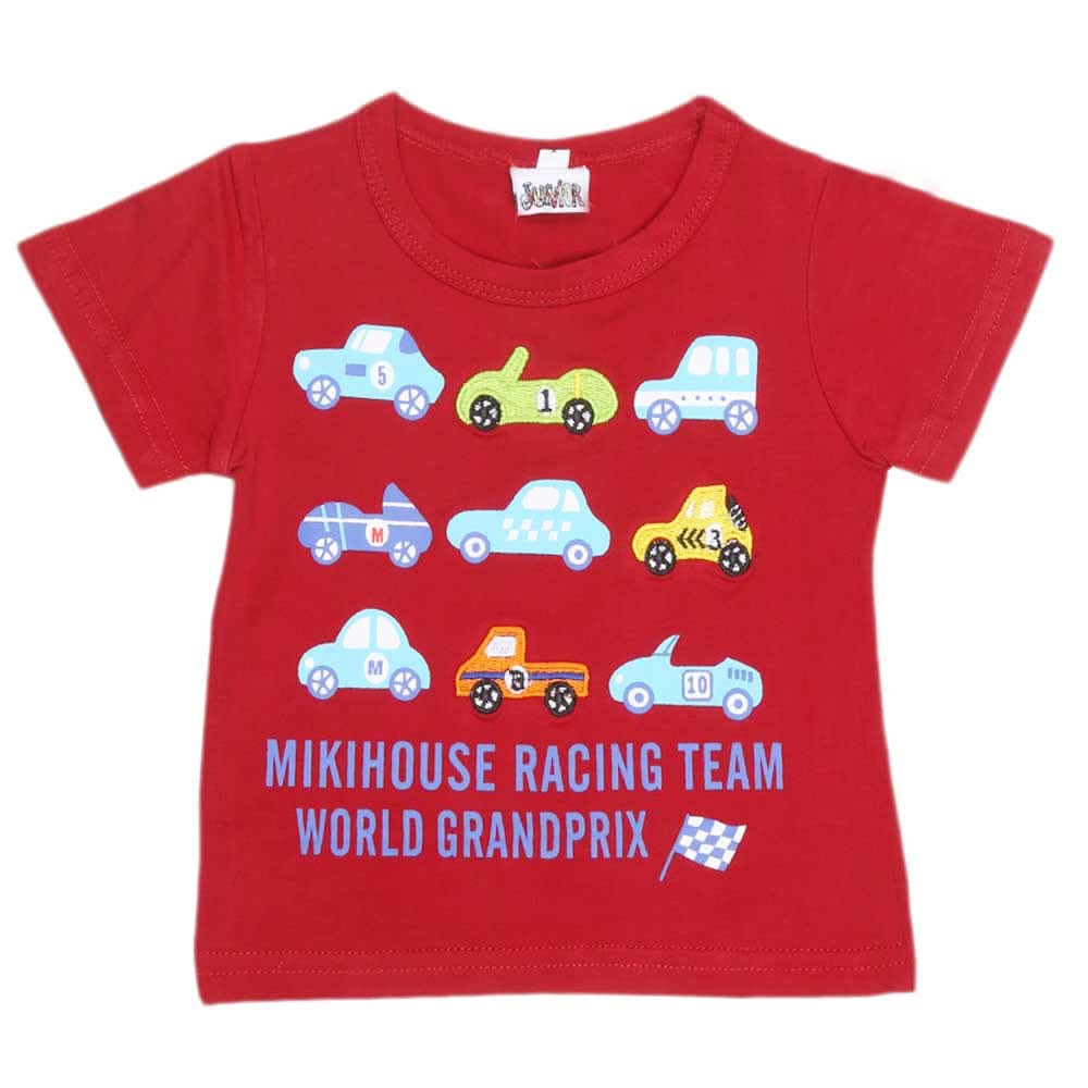 Newborn Boys T-Shirt - Maroon, Kids, NB Boys Shirts And T-Shirts, Chase Value, Chase Value
