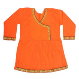 Girls Embroidered 2 Piece Suit - Orange, Kids, Girls Sets And Suits, Chase Value, Chase Value