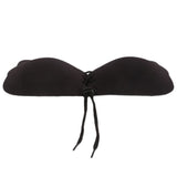 Silicone Lace Up Bra For Women - Black, Women, Bras, Chase Value, Chase Value