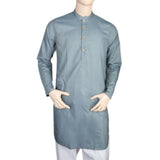 Mashriq Slim Fit Kurta For Men - Steel Blue, Men, Kurtas, Chase Value, Chase Value