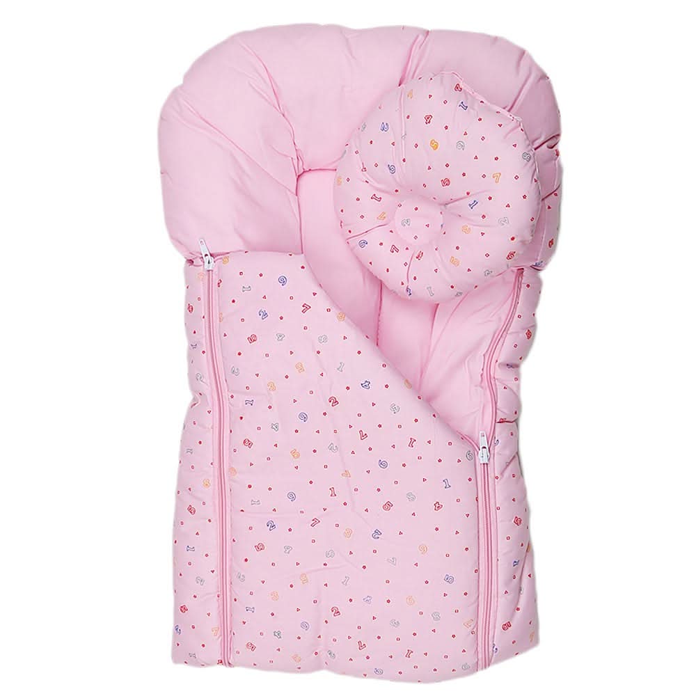 Newborn Sleeping Bag With Pillow - Pink, Kids, Sleeping Bags, Chase Value, Chase Value