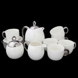 Royal Tea Set 17 Pcs - Silver, Home & Lifestyle, Serving And Dining, Chase Value, Chase Value