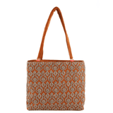 Women's Embroidery Handbag - Brown - test-store-for-chase-value