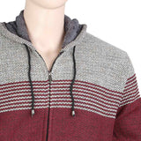 Men's Full Sleeves Hooded Zipper Upper - Beige, Men, Jackets and Hoodies, Chase Value, Chase Value