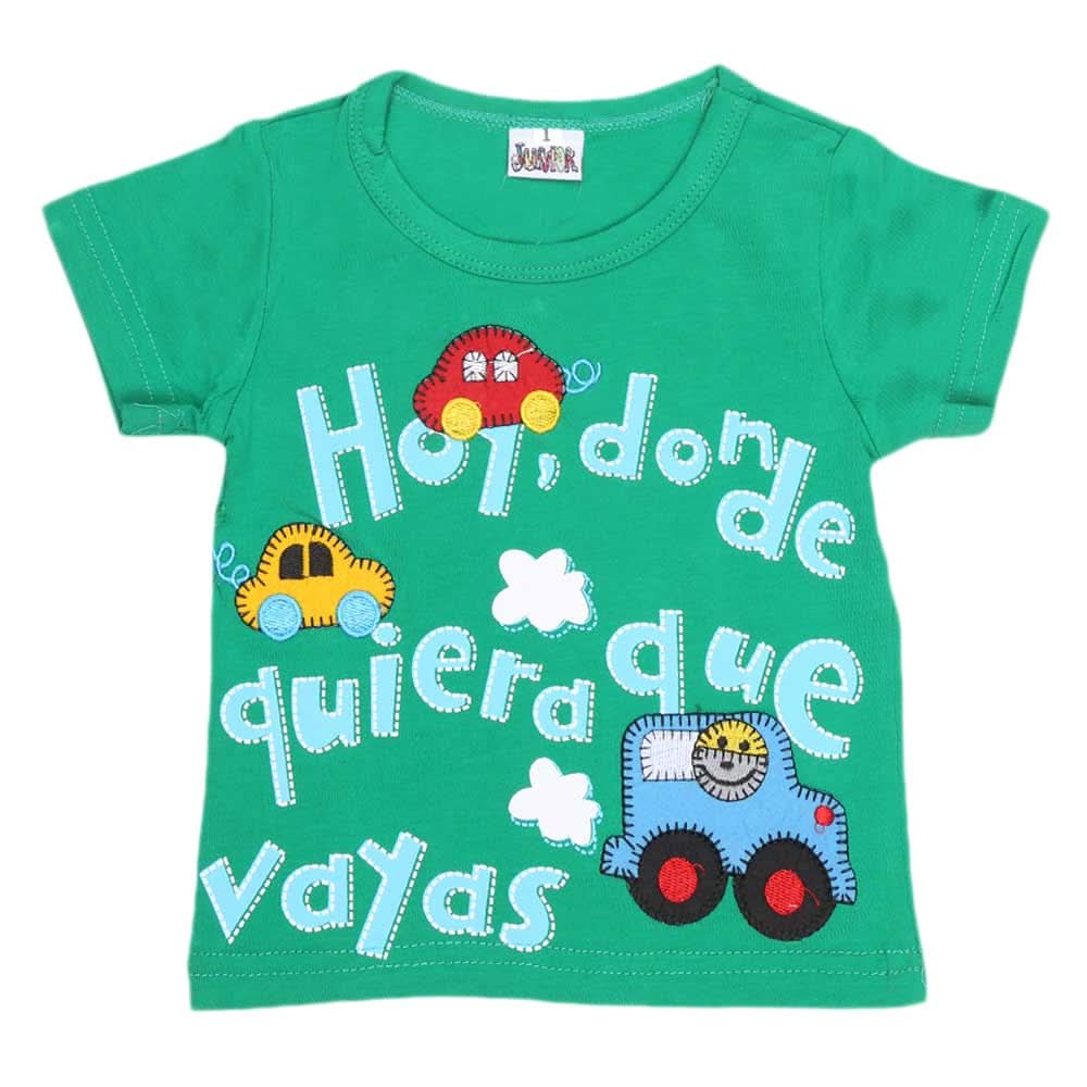 Newborn Boys T-Shirt - Green, Kids, NB Boys Shirts And T-Shirts, Chase Value, Chase Value