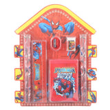 Spider Man Stationery Set 5 Pcs - Red, Kids, Pencil Boxes And Stationery Sets, Chase Value, Chase Value