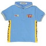 Boys Half Sleeves Polo T-Shirt - Blue, Kids, Boys T-Shirts, Chase Value, Chase Value