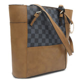 Women's Handbag H-81 - Brown & Navy Blue, Women, Bags, Chase Value, Chase Value