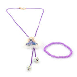 Girls Mala Set - Purple, Kids, Jewellery Sets, Chase Value, Chase Value