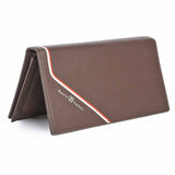 Men's Cheque Book Wallet - Coffee, Men, Wallets, Chase Value, Chase Value