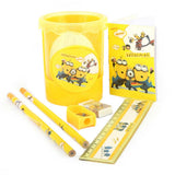 Minions Stationery Set 5 Pcs - Yellow, Kids, Pencil Boxes And Stationery Sets, Chase Value, Chase Value