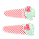 Girls Hair Pin 2 Pcs- Peach, Kids, Hair Accessories, Chase Value, Chase Value